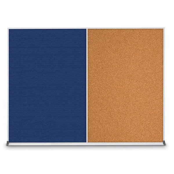 Triple Door Radius Corkboard, 96"X48", S